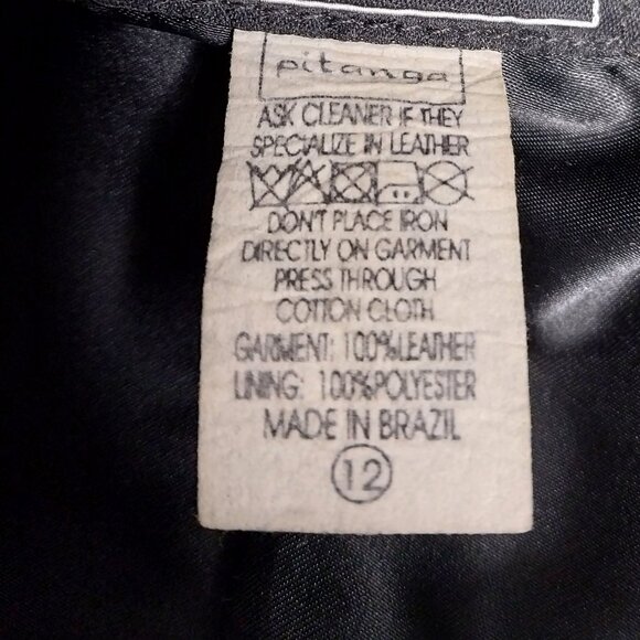 Leather jacket with silver buckles/zippers down sleeves Harley Davidson patch - Picture 5 of 5